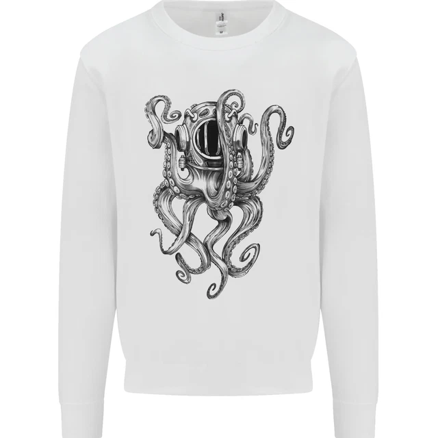 Scuba Diving Octopus Diver Mens Sweatshirt Jumper