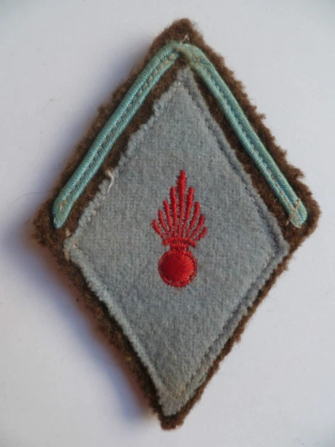 Losange tissu Losange 45 Patch mod. 1945 OFFICIER 38° TRANSMISSIONS