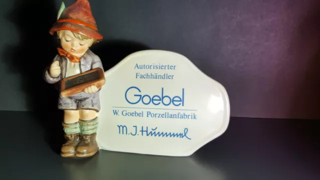 Hummelfigur 460, Schuljunge, seltenes deutsches Händlerschild,1 Wahl,top Zustand