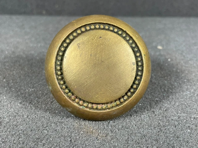 1 Single Antique Brass Door Knob Salvage Reclaimed Hardware Craft