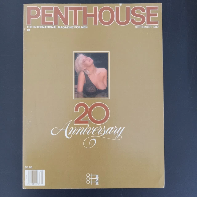 PENTHOUSE MAGAZINE SEPTEMBER 1989 20th Anniversary Issue Intact Centerfold £11.73 - PicClick UK
