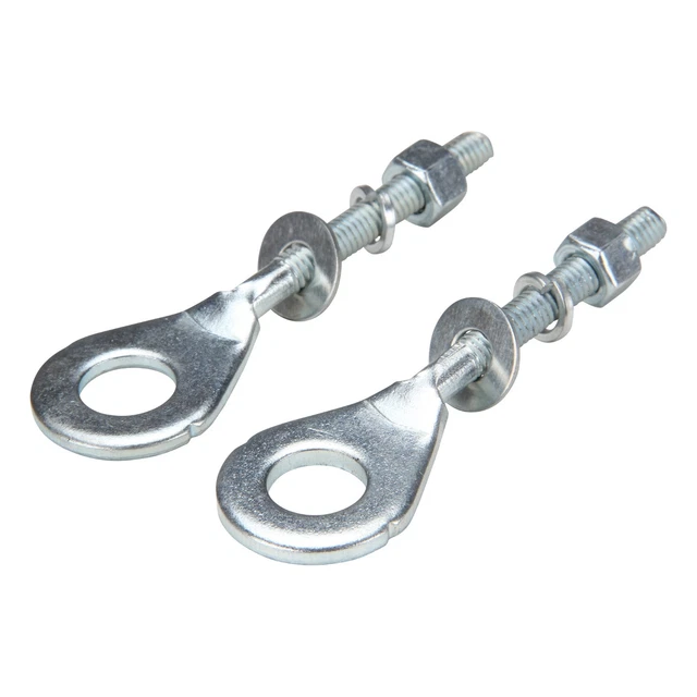 Paar Gefräste Kettenspanner Silber Für Simson S51 S50 S70 KR51