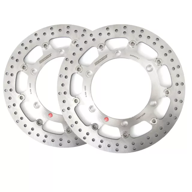 Coppia Dischi Stradale Freno Anteriore Braking Per Bmw R 1150 Rs 1150 2004 Ant
