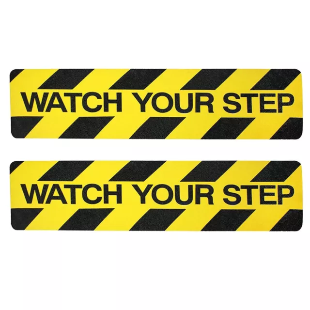 2 Pcs Slippery When Wet Decals Floor Sign Caution Warning Sticker Signs