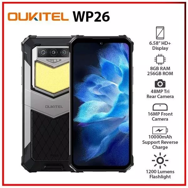 Oukitel WP28 8GB 256GB Dual Sim Black