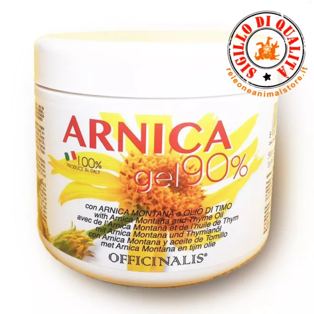 Officinalis Arnica 90% Gel Cavalli 500 Gr Antinfiammatorio,Distorsioni,Traumi