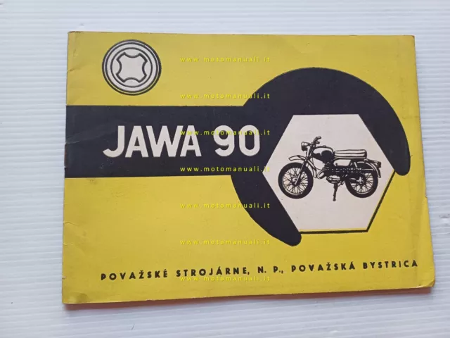 Jawa 90 1968 catalogo attrezzi speciali officina originale Special Tools List