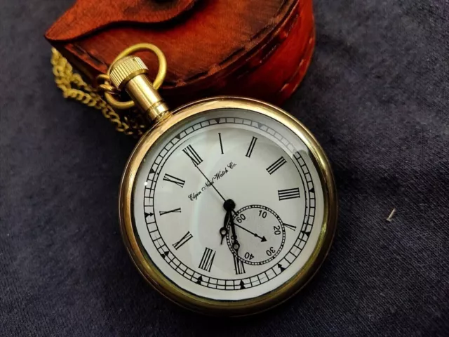 Montre de poche vintage Elgin à collectionner Antique 1- Montre de poche en...