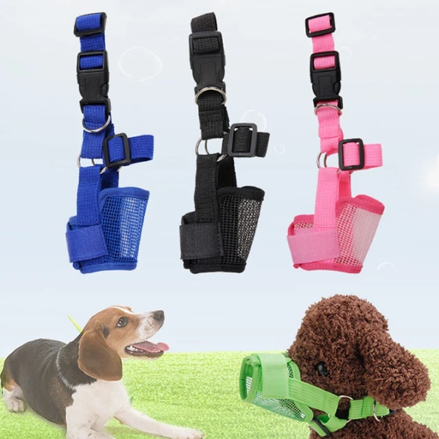 Funda bucal de seguridad para mascotas 18cm-24cm 22cm-28cm 28cm-34cm totalmente nueva azul oscuro