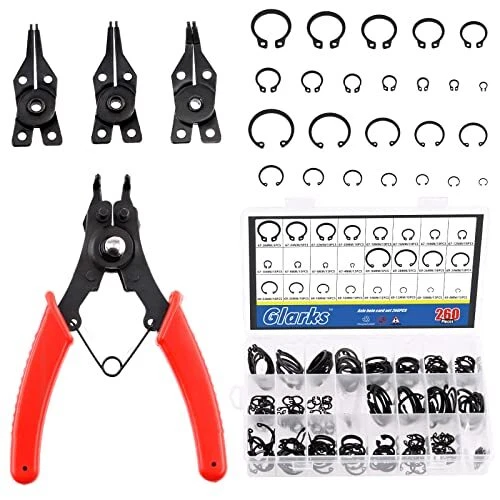261Pcs Snap Ring Pliers and Snap Ring Set, A Snap Ring Pliers