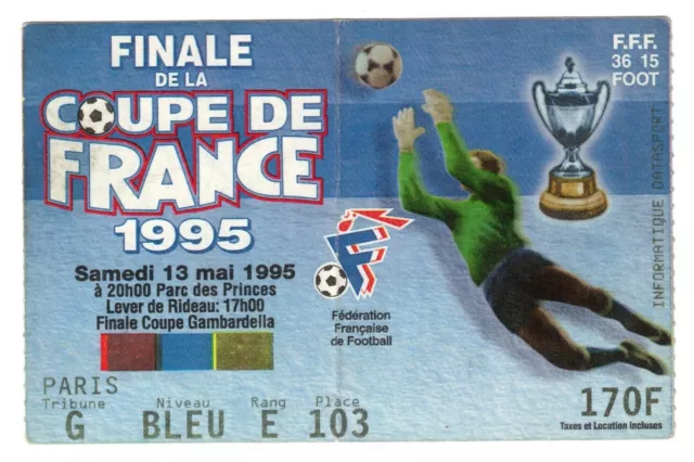 Écharpe PSG ballon saison 1995-1996 - Trincamp