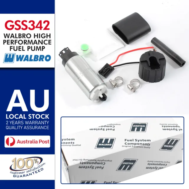 1x Genuine Walbro GSS342 255 LPH In Tank High Pressure Fuel Pump Universal Kit