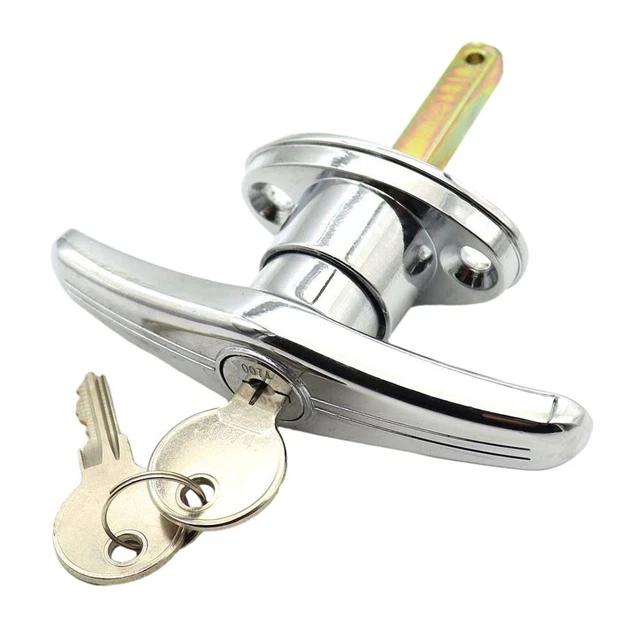 Serrure de porte de type T industrielle facile à installer idéale pour camping