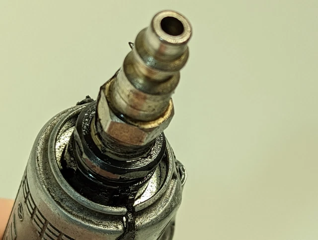 Snap-On Far25A Reversible 1/4" Drive Pneumatic Air Ratchet Tested Works Usa 9