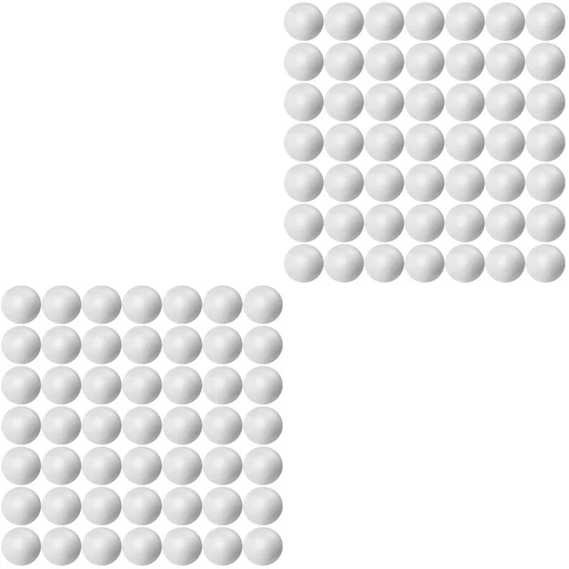 200 Stk blank weiß Hochzeit Runde Schaumstoffbälle Dekorative Schaumstoffbälle