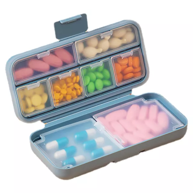 Travel Pill Organizer Daily Pill Box Pocket Pill Case Medicine Storage Dispenser