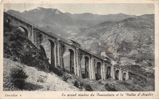 Le grand viaduc du Funiculaire et la Vallée d'Argelès -