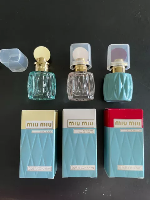 parfüm miniaturen MIU MIU Luxus neu Reisegröße Parfum Damen Woman