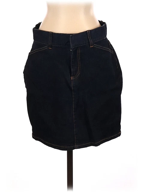 Gap Women Black Denim Skirt 6