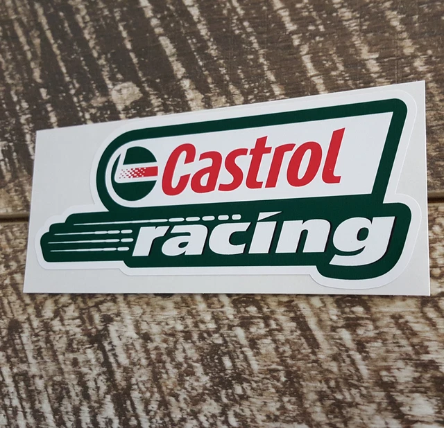 VINTAGE CASTROL RACING PETROLEANA Decal Sticker Motorsport Mancave ...