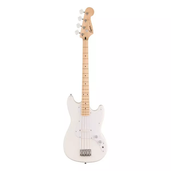 Basso Fender SQUIER Sonic Bronco MN AWT ❘ basso elettrico ❘ bobina singola ❘ bianco artico