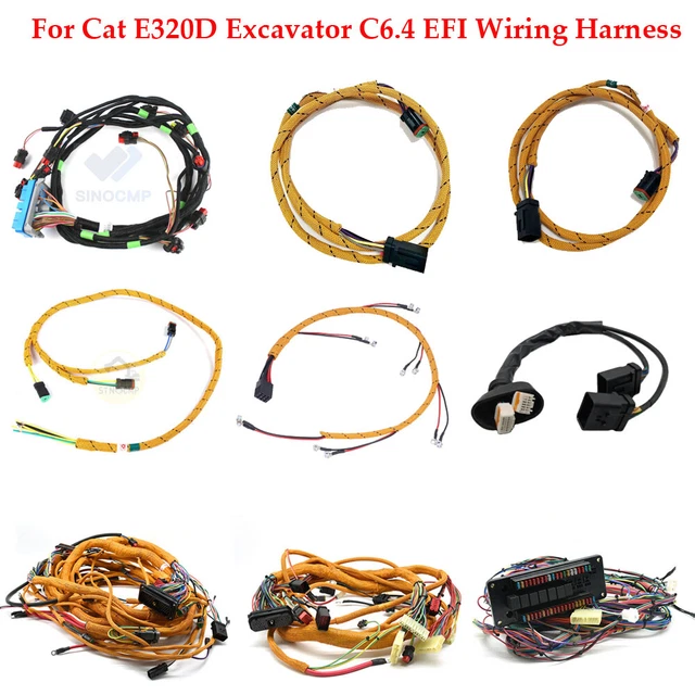 C6.4 EFI SYSTEM Complete Wiring Harness Assembly For Caterpillar E320D