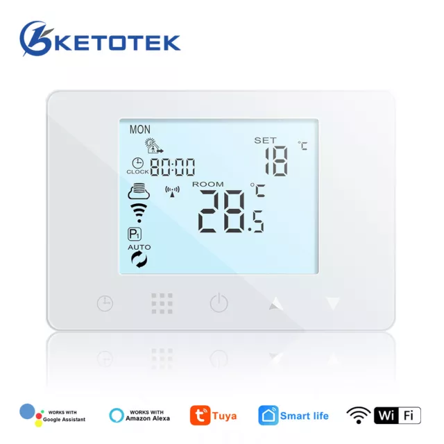 Wifi RFWireless Smart Thermostat Gas Boiler Water Heating Temperature Controller