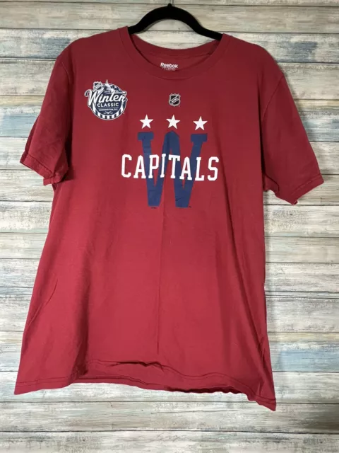 Washington Capitals 2015 Winter Classic Large Mens Red Chimera 25 Tshirt NHL