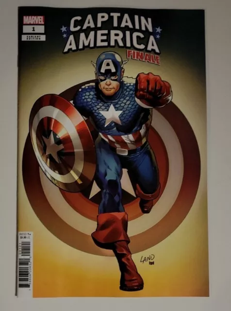 Captain America Finale #1 10/2023 Nm/Nm- Greg Land Variant Marvel Comics