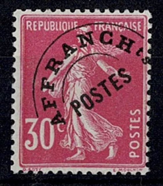 FRANCE STAMP TIMBRE PREOBLITERE YVERT 59 " SEMEUSE 30c ROSE " NEUF xx TTB Y060