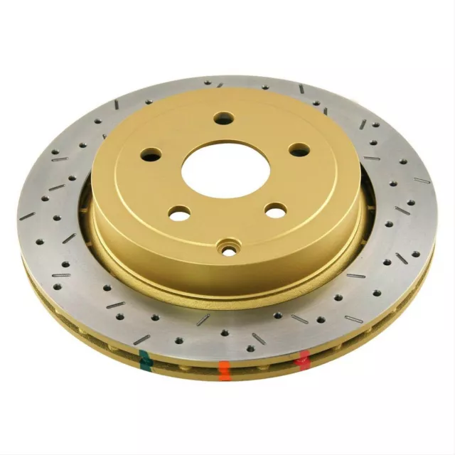 DBA HD 4000 Drilled Slotted Brake Rotor Single 296mm Front DBA4040BXS