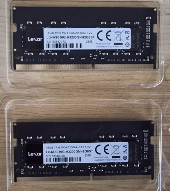 Lexar SODIMM DDR4 RAM 16GB 3200 MHz, 260-Pin SODIMM Laptop Memory