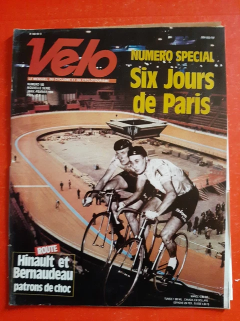 Maillot Cyclisme Vintage 6 Jours De Paris 1984 - Bernard Vallet - Porté, Collection