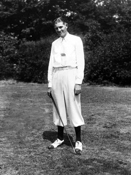 Golf Top American Golfer Horton Smith Portrait Circa 1930 Old Photo