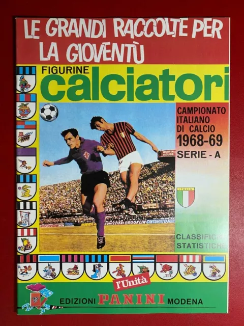 Album CALCIATORI 1968-1969 68-69 Ristampa L' Unita' , Figurine Panini Serie A