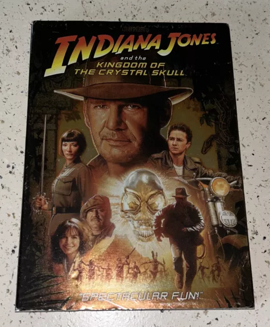 Indiana Jones And The Kingdom Of The Crystal Skull Dvd 2008 Harrison Ford Movie