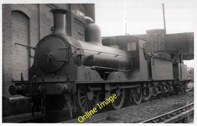RAILWAY DARKROOM PHOTO SR LSWR Class 0395 0-6-0 No 154 Guildford Shed ...