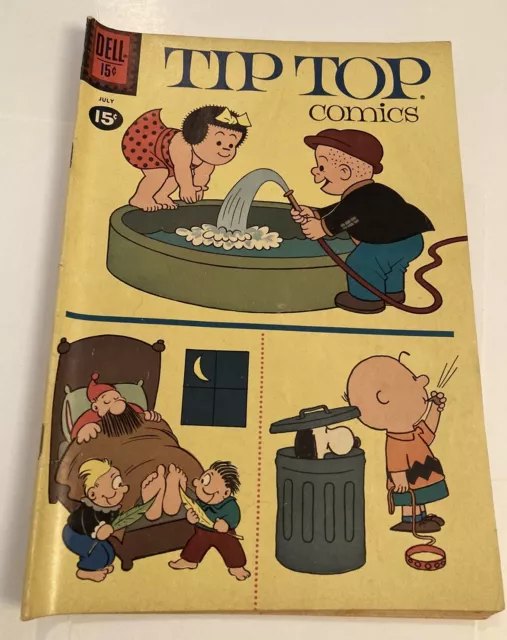 Tip Top Comics #225 Early Peanuts Dell Comics 1961 Vintage Comic