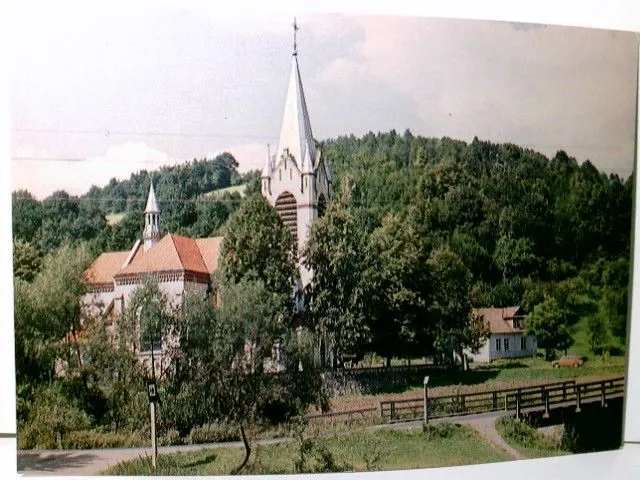 Laskowa / Limanowa. Polen. Alte Ansichtskarte / Postkarte farbig, ungel. ca 80ge