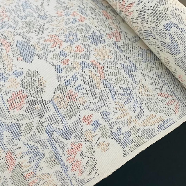Folkart Mythology Tsumugi UnUsed Silk Bolt By the YARD Kimono Fabric BS8