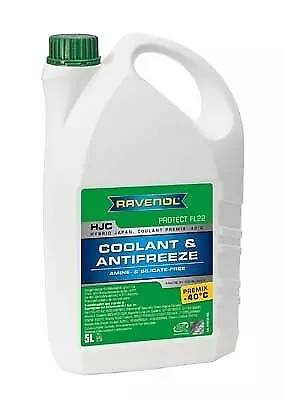 RAVENOL 1410123-005-01-999 Kühlmittel Kühlerfrostschutz 5L Grün Antifreeze