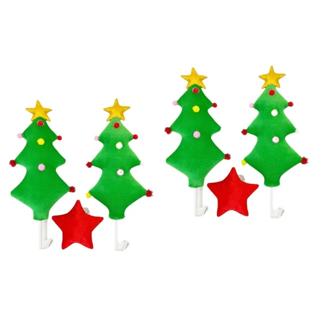 2 Sets Weihnachtsbaumgeweihe Stoff Weihnachtsautogeweih Rentier Dekoration