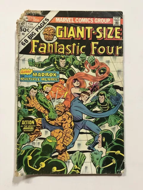 Giant-Size Fantastic Four #4 (Marvel Comics 1975) 1st Appearance Multiple Man
