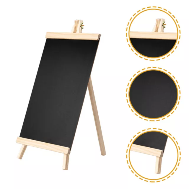 Wooden Chalkboard Easel Sign Tabletop Stand Wedding Message Menu Frame-NS