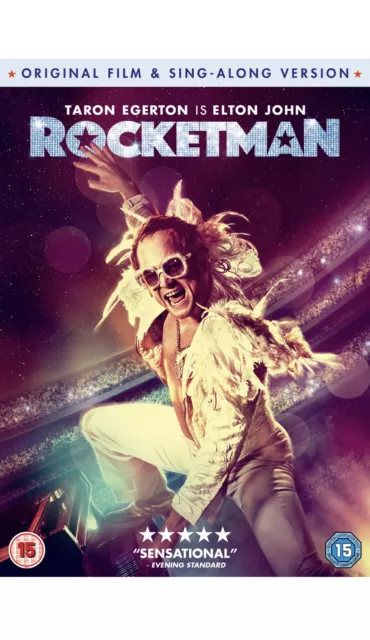 Rocketman DVD (2019) Elton John Brand New Sealed