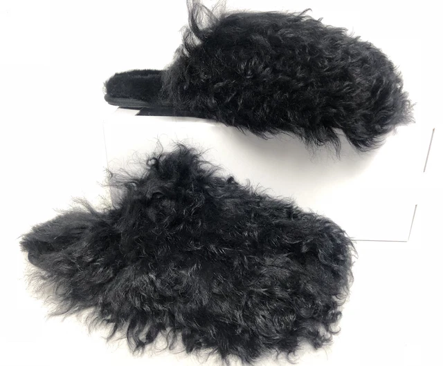 Fluff momma mongolian uggs black discount