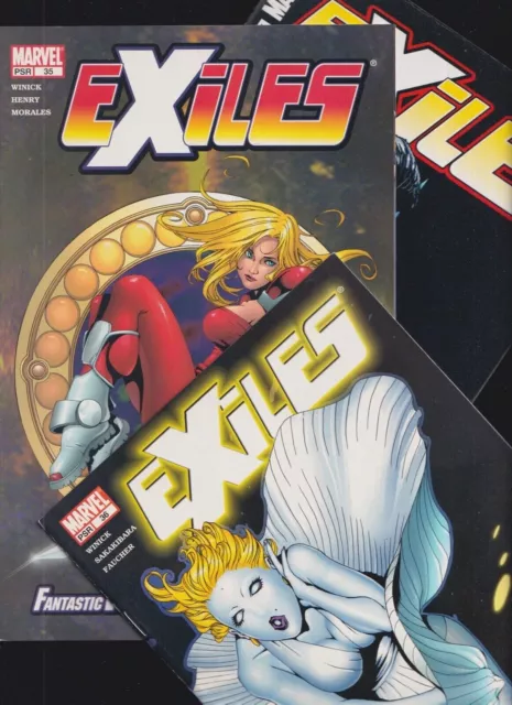 CLEARANCE BIN: EXILES VG 2001 Marvel comics sold SEPARATELY you PICK