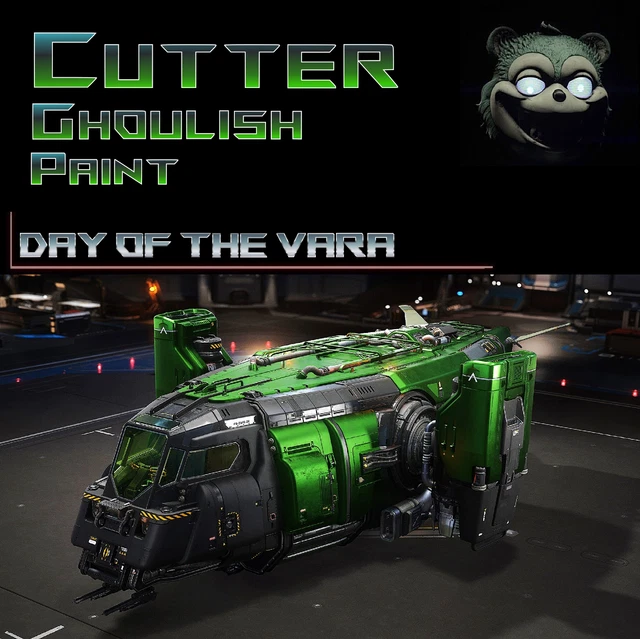 Skin Star Citizen - Pack Drake 7 'Ghouliish Green' - Peinture Vaisseau édition Limitée