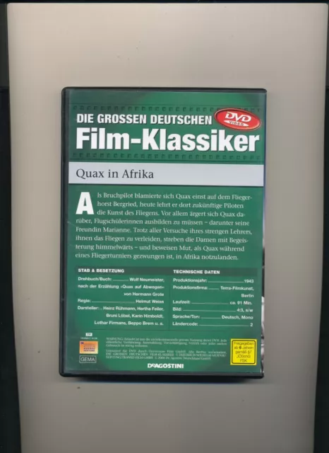 Quax in Afrika -DVD- mit Heinz Rühmann & Hertha Feiler 2