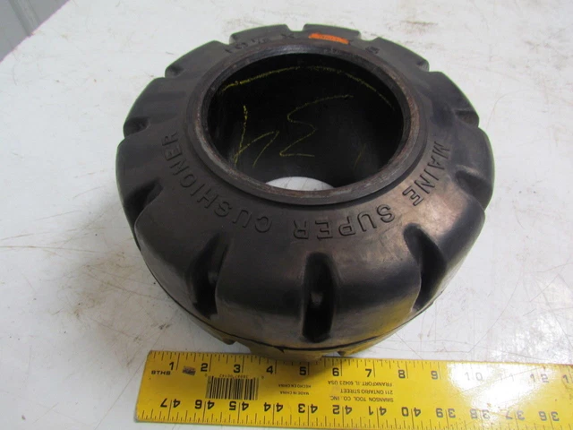 Maine Super Cushioner 10-1/2"X6"X5" Press On Traction Solid Forklift Tire Wheel